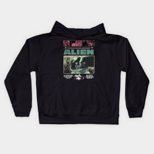 in space no one hear your scream - alien Kids Hoodie